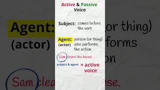 Active amp Passive Voice in English 1  EasyTeaching esllearners esl englishgrammar [upl. by Iad]