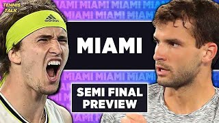 Zverev vs Dimitrov  Miami Open 2024 SF  Tennis Prediction [upl. by Ruscher]