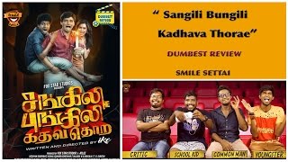 Sangili Bungili Movie Review  JiivaSoori Radhika  Dumbest Review  Smile Settai [upl. by Herrod]