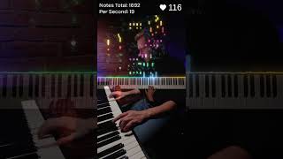 23 notes PER SECOND piano synthesia [upl. by Monagan]