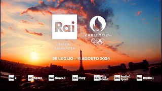 In diretta e in esclusiva in chiaro su Rai 2 e Rai Sport le Olimpiadi di Parigi 2024 [upl. by Ymerrej]