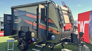 New Lightweight Travel Trailer  Winnebago Hike 100 FLX Full Walkthrough [upl. by Kataway]