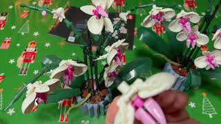 LEGO Botanical Orchid VS Moc Bouquet Orchid [upl. by Rogers]