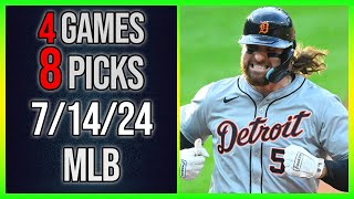 FREE MLB Picks Today 71424  MLB Team and Total Picks Today MLB Games Betting Picks [upl. by Krystin]