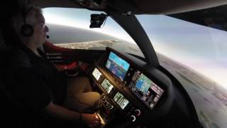 Cirrus SF50 Full Motion Simulator Takeoff KJFK [upl. by Haldis]