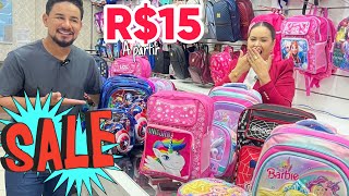 😍PROMOÇÃO DE MOCHILAS BOLSAS LINDAS E MALAS  TUDO MUITO BARATO OPORTUNIDADE🎉 [upl. by Nennek]