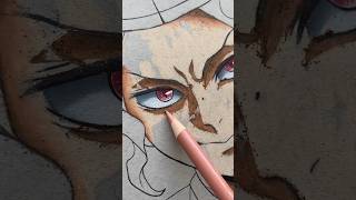 Satisfying Muzan Drawing with Story by giannaspovss color drawing creativeart [upl. by Corabelle]