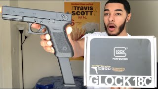 Unboxing Glock 18c Full Auto BB Gun [upl. by Drol544]