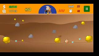 Ultimate Gold Miner Game Level 70  79 [upl. by Einwat]