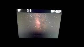 Live tutorial How to photograph the milkyway with a Canon EOS D1200 DSLR at the beach [upl. by Irah]