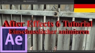 After Effects Tutorial Deutsch Einschusslöcher animieren Englisch subtitles are available [upl. by Ducan]