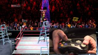 SvR 2011 How to get the beltbriefcase down in a Ladder Match [upl. by Vallo268]