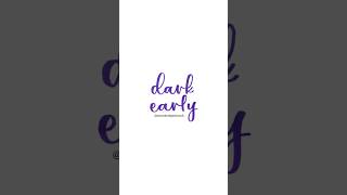 Dark Early calligraphy lettering artreels [upl. by Zawde]