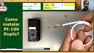 Pt100 Duplo 6 Fios  Como fazer a ligação no aparelho [upl. by Kuehnel857]