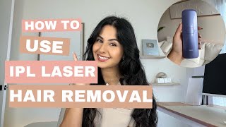 IPL Laser Hair Removal At Home Overview [upl. by Aniala516]