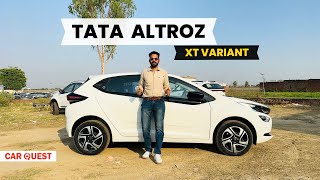 2024 Updated Tata Altroz XT Detailed Walkaround  Car Quest [upl. by Fanchette843]