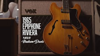 1965 Epiphone Riviera played by Hudson Davis [upl. by Tifanie104]