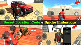 Secret Location  Spider Endeavour Cheat Code  Indian Bikes Driving 3D [upl. by Barton]