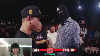 Fliptop  Eveready vs Carlito battle review video reaction [upl. by Assenaj744]