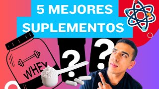 Los 5 MEJORES SUPLEMENTOS DEPORTIVOS según la CIENCIA [upl. by Nosille657]