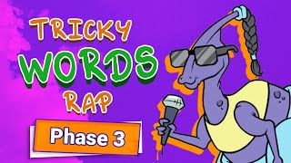 The Tricky Words Song  Phase 3 Phonics Part 1  Twinkl Kids Tv [upl. by Seely]