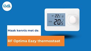 De gebruiksvriendelijke thermostaat  De RF Optima Eazy [upl. by Aicek]