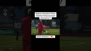 Osimhen bonservisiyle Galatasaray da haberlerini duyarız inşallah keşfet galatasaray football [upl. by Atinej341]