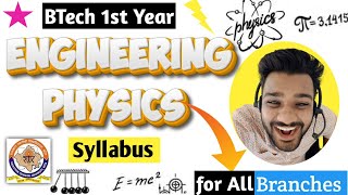 🔴 Engineering Physics Syllabus  RTU BTech 1st year Engineering Physics  Er Sahil ka Gyan [upl. by Gnod]