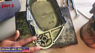 Part 3 2stroke engine fitting Suzuki Max 100 [upl. by Althea]