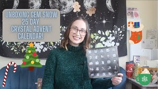 Unboxing a Crystal Advent Calendar  By Gem Snow [upl. by Ysac902]