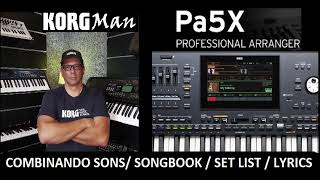 PA5X COMBINANDO SONS  SONGBOOK  SET LIST amp LYRICS [upl. by Mcdougall]