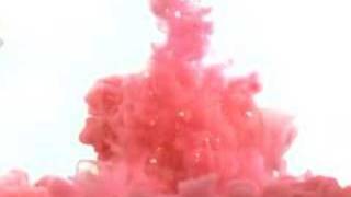 Highspeed Pink Cloud of corn starch in water [upl. by Okoyik]