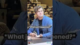 Unbelievable BLUNDER SHOCKS Magnus Carlsen 😱 magnuscarlsen nodirbekabdusattorov chess [upl. by Ruthie]