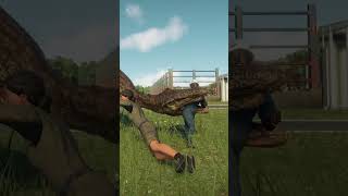 Baryonyxs escape is a disaster 🦖 Jurassic World Evolution 2 [upl. by Reube165]