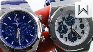 Vacheron Constantin Overseas vs Audemars Piguet Royal Oak Offshore Overseas Chronograph [upl. by Ueihttam]