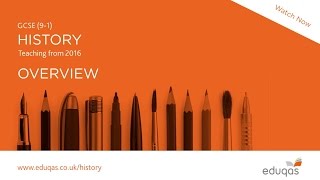 WJEC Eduqas GCSE 91 History from 2016  Specification Overview [upl. by Llerref778]