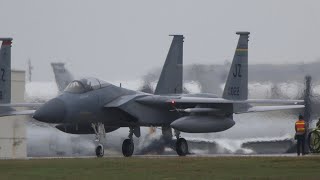 【4K】kadena air base f15c last video 【44FS amp 67FS amp 159FS amp 194FS】 [upl. by Comethuauc]