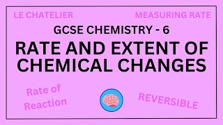 AQA GCSE Chemistry in 10 Minutes  Topic 6  Rate and Extent of Chemical Change [upl. by Nomyaw]