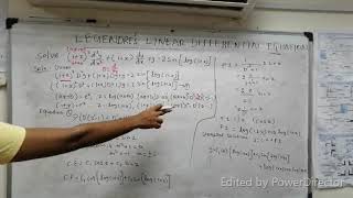 Legendres linear differential equation problem 1 [upl. by Ajiak]