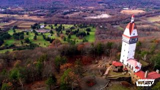 The Heublein Tower in Simsbury Offers Stunning Views  Connecting Point  July 25 2018 [upl. by Adniral263]