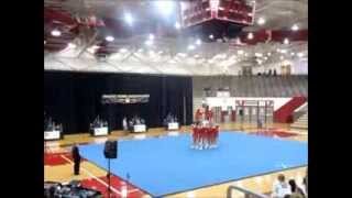 Knightstown Varsity Cheerleading  2013 Indiana Class D Champs [upl. by Aticnemrac968]