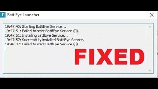 One way to fix the error  quotfailed to start battleye service 0quot [upl. by Ttehc451]