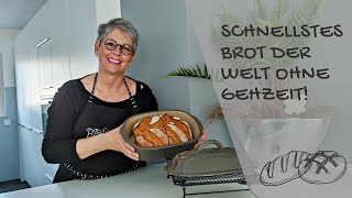 Schnellstes Brot der Welt ohne Gehzeit super knusprig aus dem Ofenmeister von Pampered Chef® [upl. by Harsho929]