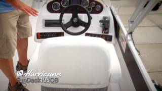 Hurricane FunDeck 196 OB Product WalkThrough [upl. by Kameko]