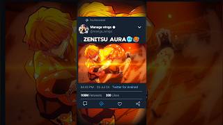 zenitsu aura🥶🥵 videoviral shorts🥶🐐 [upl. by Drugi]