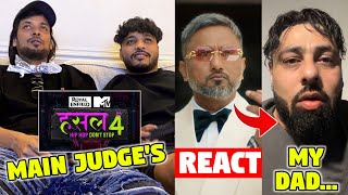 YO YO HONEY SINGH REACT ON BADSHAH MEME  RAFTAAR amp IKKA MAIN JUDGES IN HUSTLE 4  EMIWAY  KARMA [upl. by Rann78]