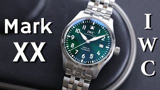 시계리뷰 255편 명품 파일럿워치 IWC Mark XX 마크20 그린 [upl. by Patt]