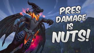 Pres Evoker PvP TWW S1 2v2 Arena Damage is NUTS [upl. by Nylirej]