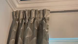 PART III  Drapery Reveal  Grommet  Pinch Pleat Drapes [upl. by Ahseiyk]