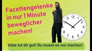 Facettengelenke in 1 Minute beweglicher machen [upl. by Odessa7]